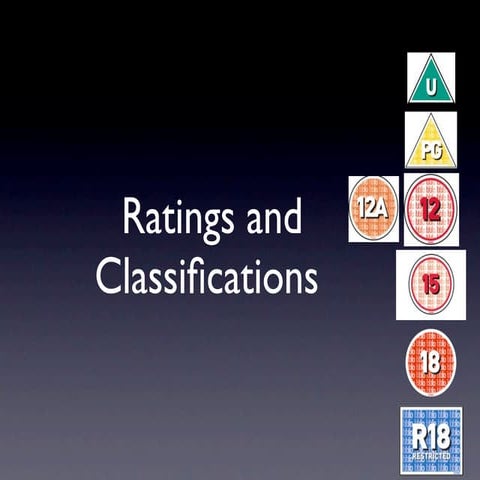 Ratings and Classifications 