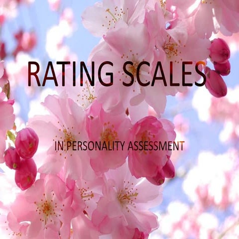 Rating scales