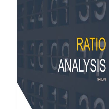Ratio Analysis