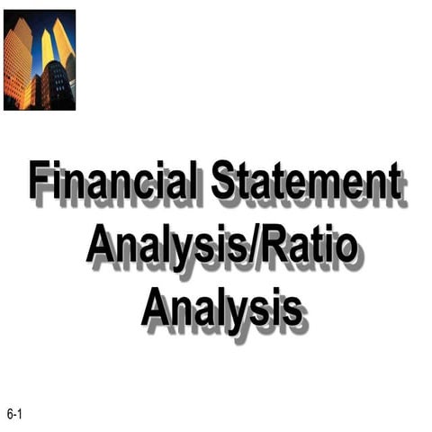Ratio Analysis