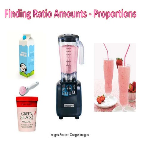 Finding Ratio Amounts in Proportions