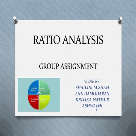 Ratio analysis