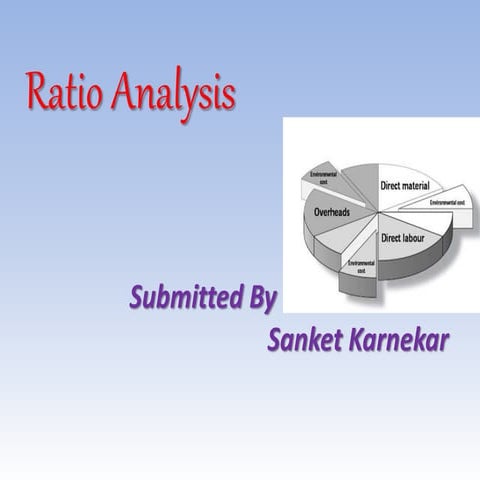 Ratio analysis 