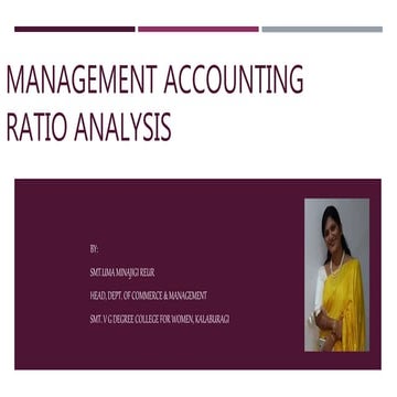 Ratio Analysis - Current Ratio