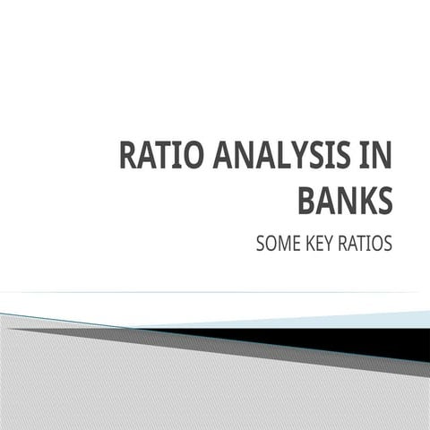 Analysing bank performance | PPTX
