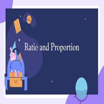 RATIO AND PROPORTION.powerpoint for Grade 9