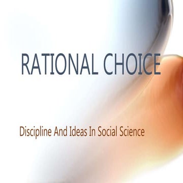 Rational choice