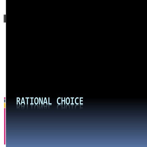 Rational choice