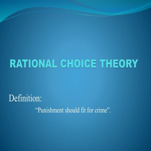 Rational choice theory