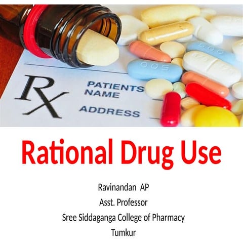 Rational Drug USe - Pharmacotherapeutics -1