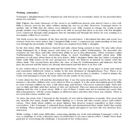 IB English SL A2 written task