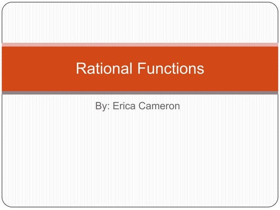 Graphing polynomial functions | PPTX