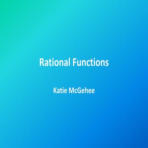 Rational functions bingo