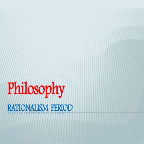 Rationalism