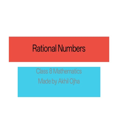 Class 8 math chapter 1Rational number.ppt