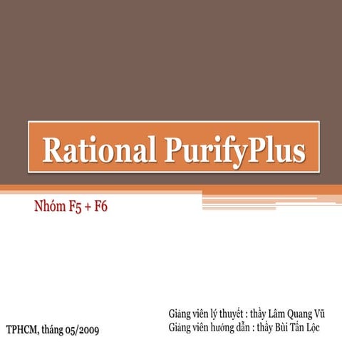 Rational purify plus