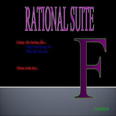 Rational suite&rational rose enterprise