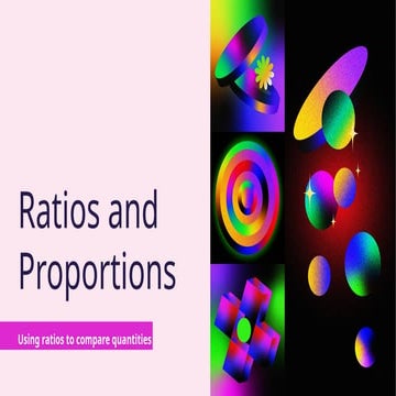 Ratios and Proportions Lesson sffffasdffs