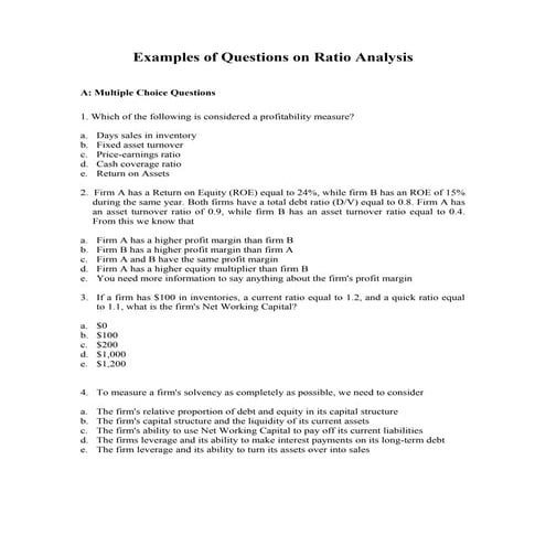Ratios project | DOC