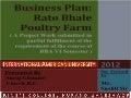 Business Plan for poultry farm