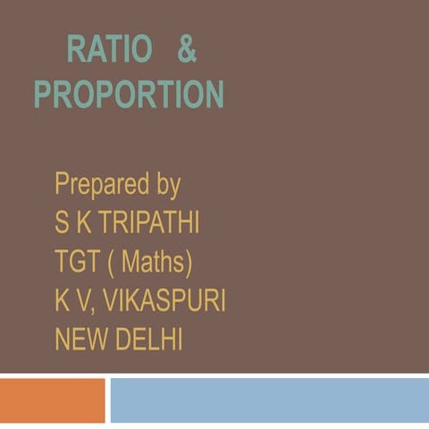 Rato   &   proportion