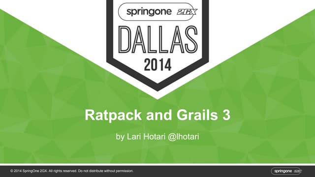 Ratpack and Grails 3 (and Spring Bo...