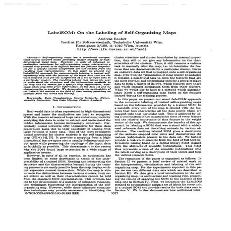 Rauber, a. 1999:  label_som_on the labeling of self-organising maps