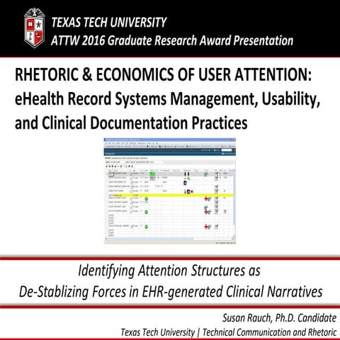 ATTW 2016 "Rhetoric & Economics of User Attention"