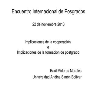 DSS. Nov 22 2013. Raúl Mideros