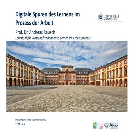 Digitale spuren des Lernens im Prozess der Arbeit