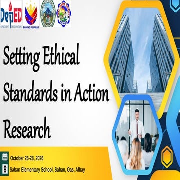 Setting Ethical Standards in Action Research: Principles and Practices ...