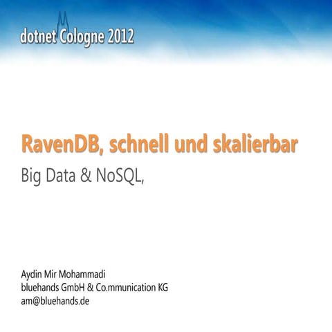 Big Data & NoSQL
