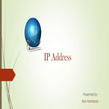 Ravi namboori | Internet Protocol Address