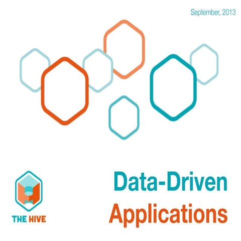 The Next Big Thing - Data Driven Applications by T.M. Ravi, Founder of The Hive