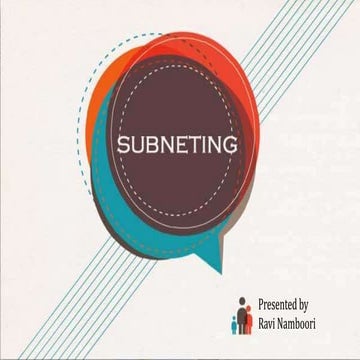 Ravi namboori   subnetting