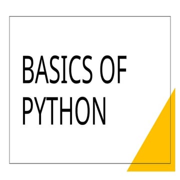 Python is a high-level, interpreted programming language that ...