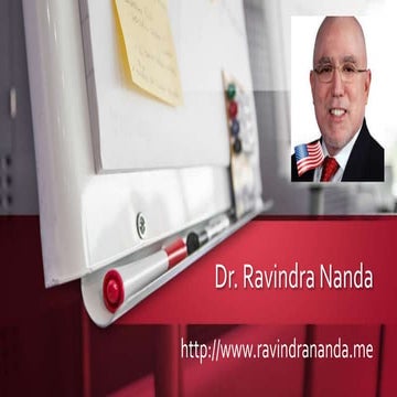 Dr. Ravindra Nanda - Orthodontics Uconn Health Centre | PPTX
