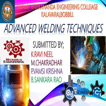 ADVANCED WELDING PROCESS 