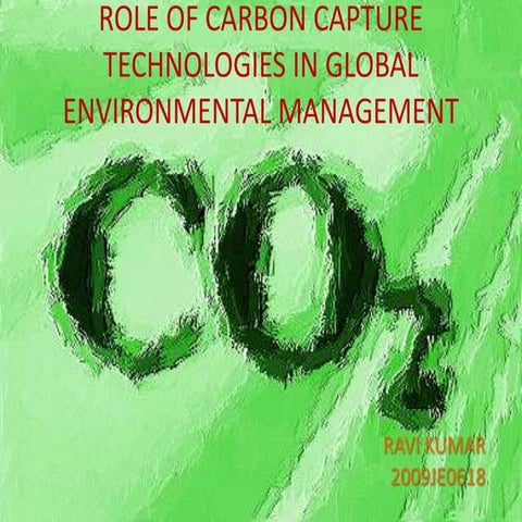 Carbon Capture and Storage