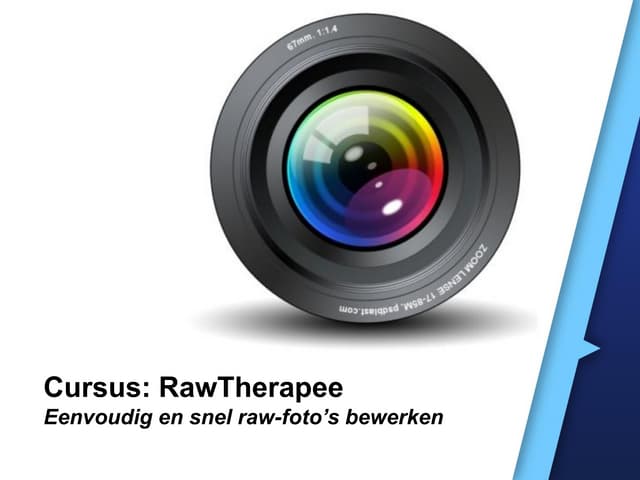 Cursus: Gratis foto's bewerken met ...