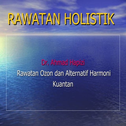 Rawatan Holistik talk