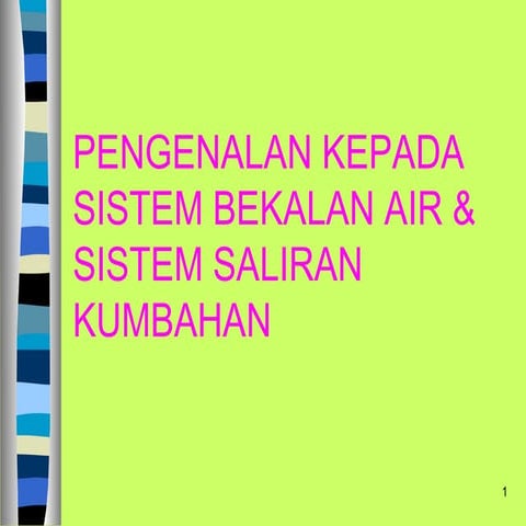 Sistem Rawatan air 