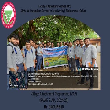 Presentaion on Village attachment program