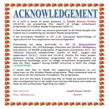 Rural Agricultural Work Experience