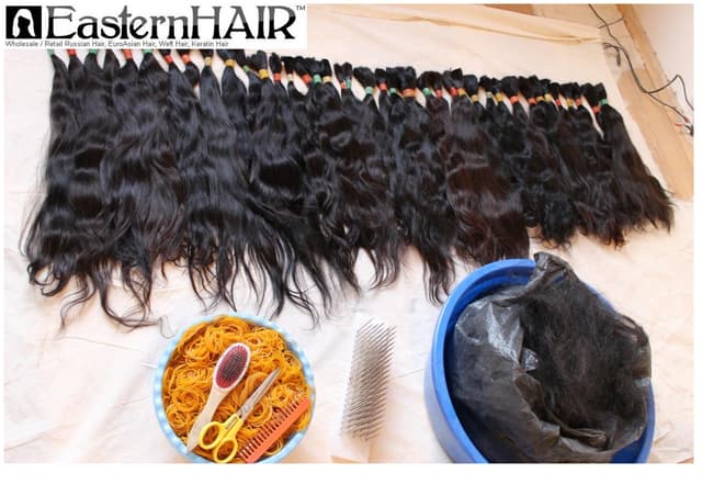 Wholesale Virgin Slight Wavy Luster Human Hair PPT Wholesale Virgin Slight Wavy Luster Human Hair PPT
