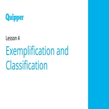 patterns of development of a written text