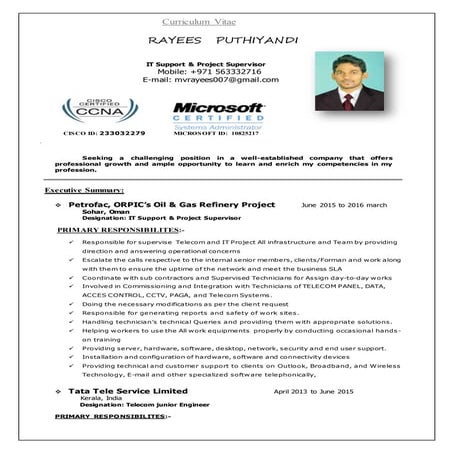 Rayees resume | DOCX
