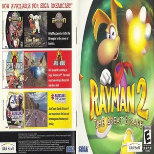 Rayman 2 the great escape manual ntsc dreamcast | PDF
