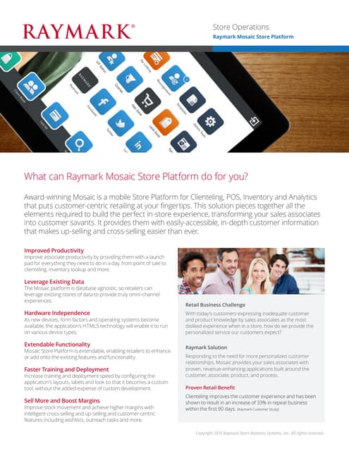 Raymark Mosaic Store Platform
