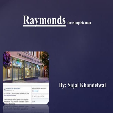 Raymonds the complete man